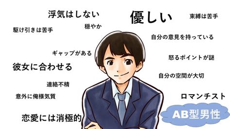 ab型男性 イチャイチャ|AB型男性の愛情表現10選。好きな女性の特徴や落と。